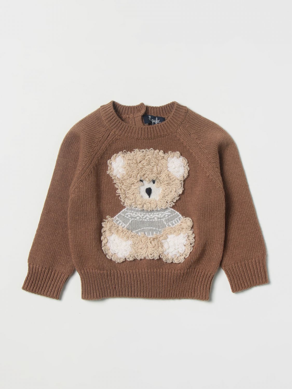 Il Gufo Outlet: sweater for baby - Grey | Il Gufo sweater A22MA334EM220 ...