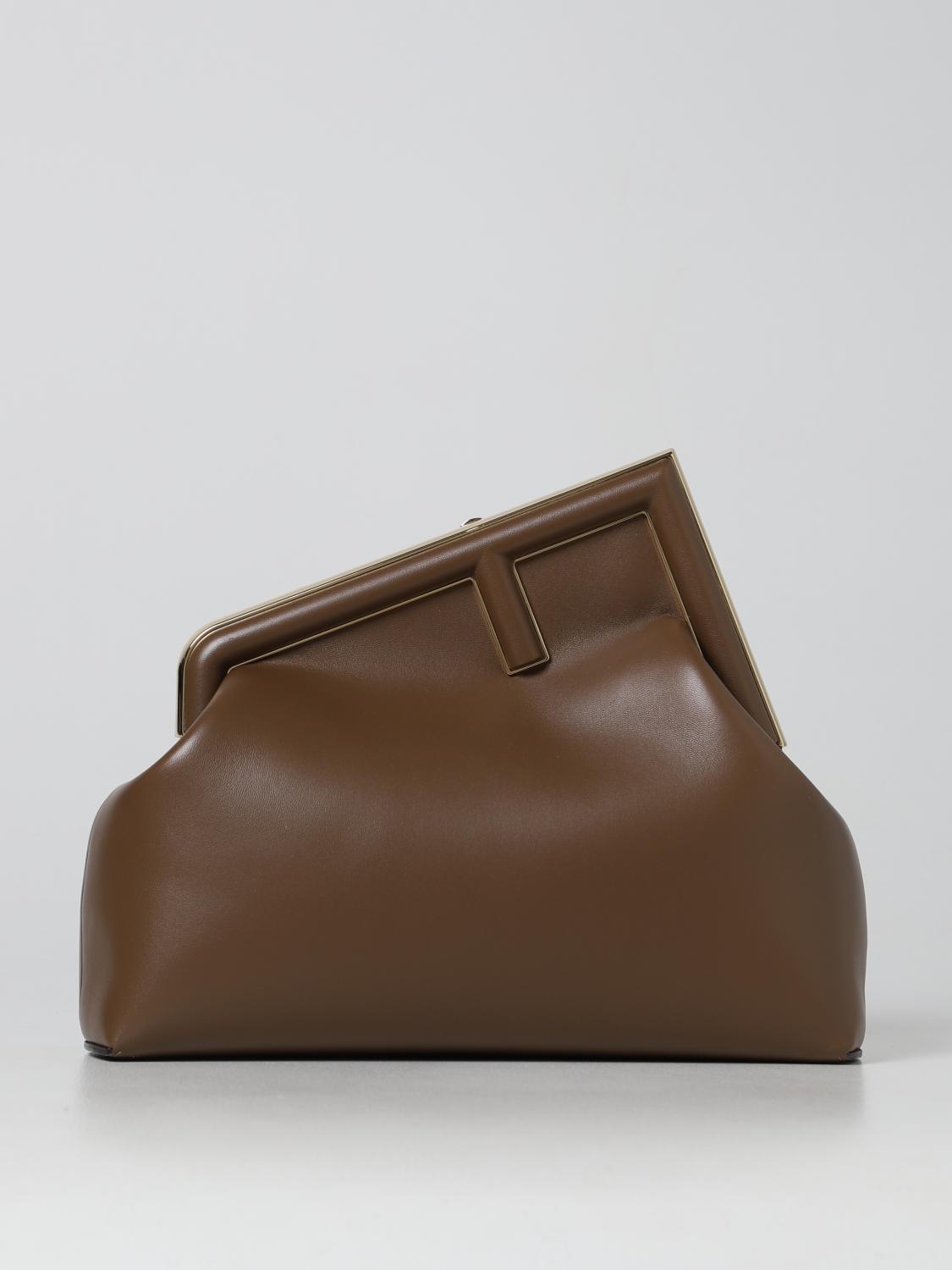 Fendi First Medium Shoulder Bag In Leather ModeSens
