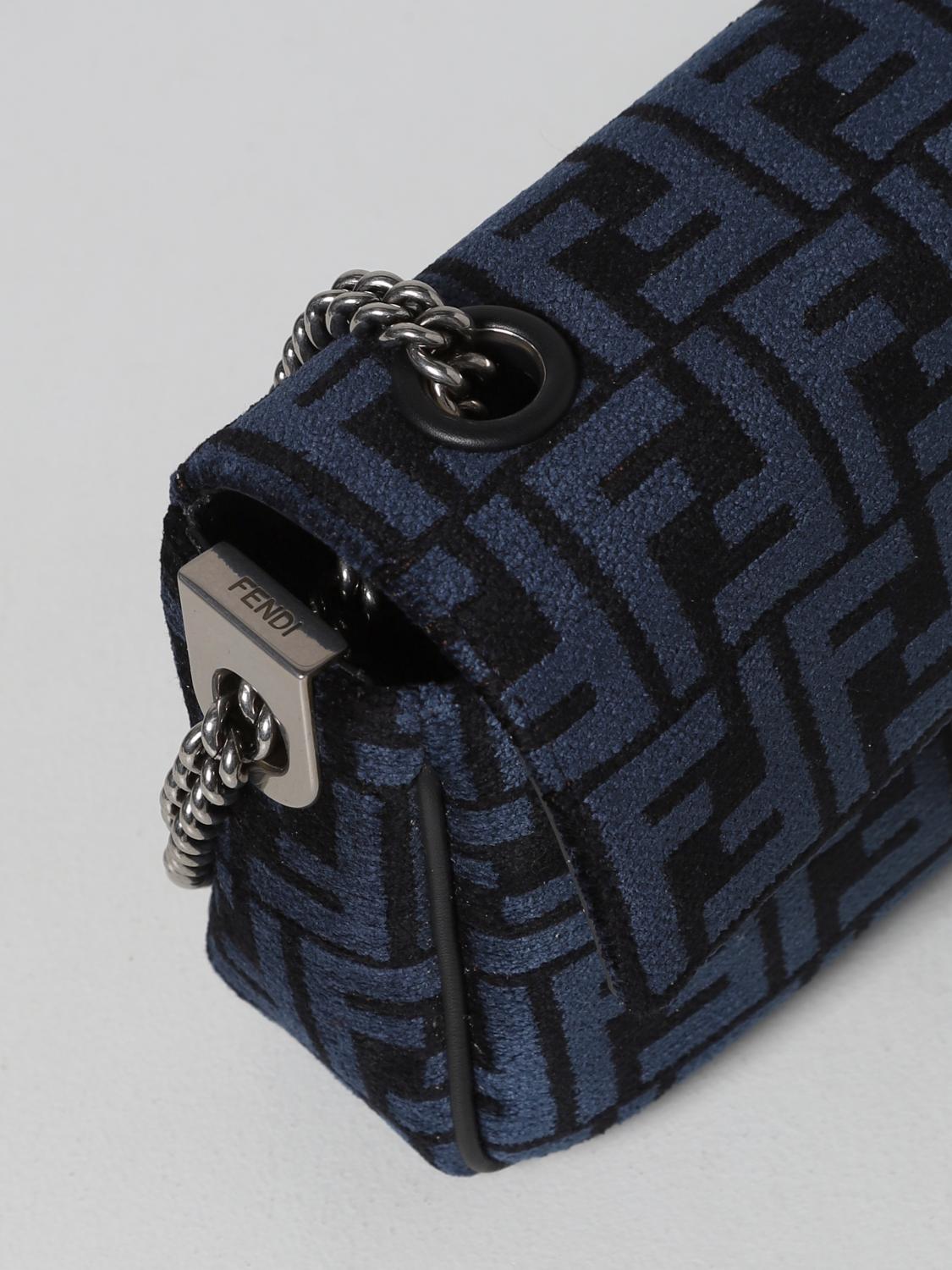 FENDI shoulder bag for woman Blue Fendi shoulder bag 8BR793ALG7