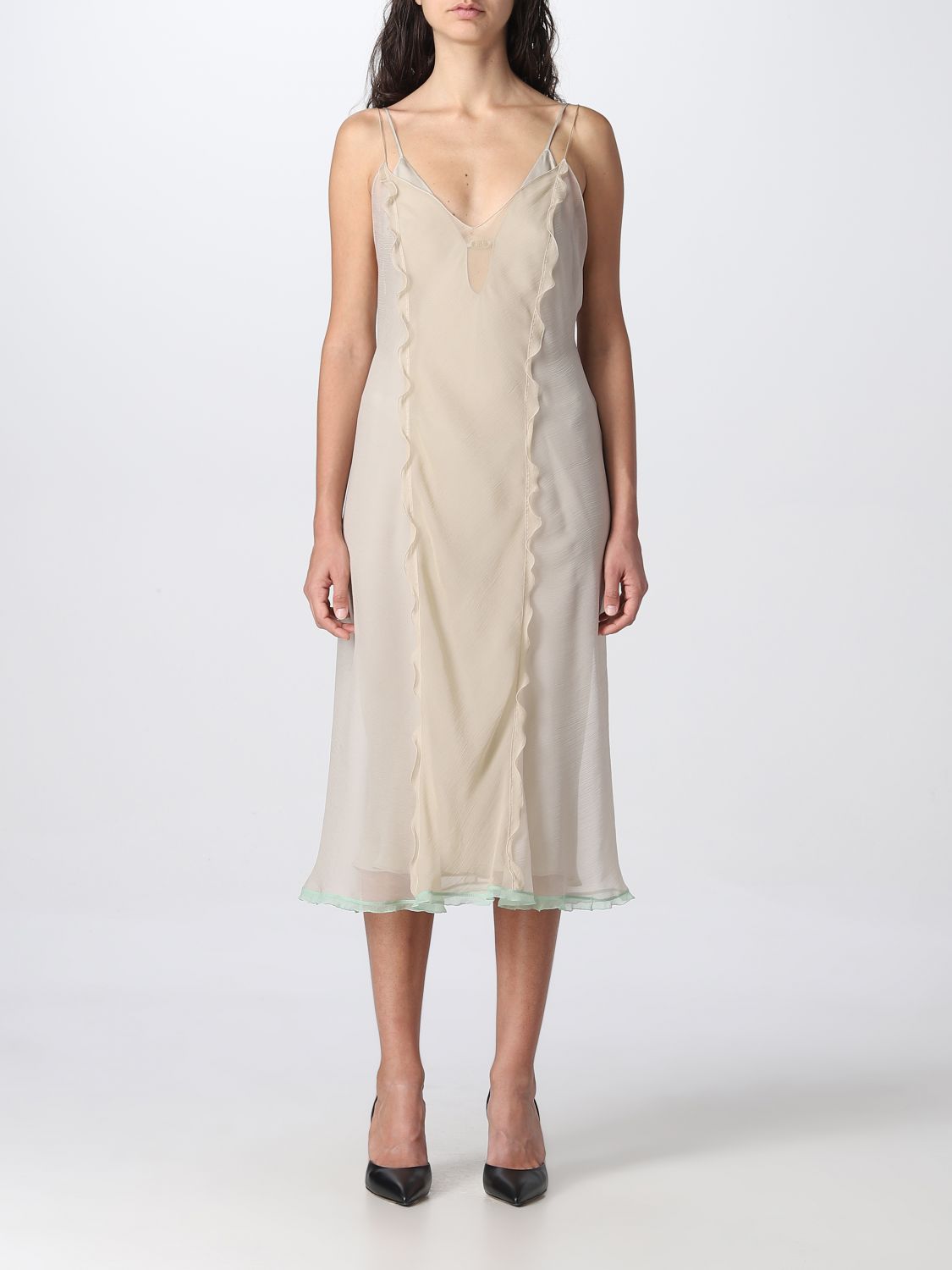 Dress Fendi: Fendi dress for woman beige 1