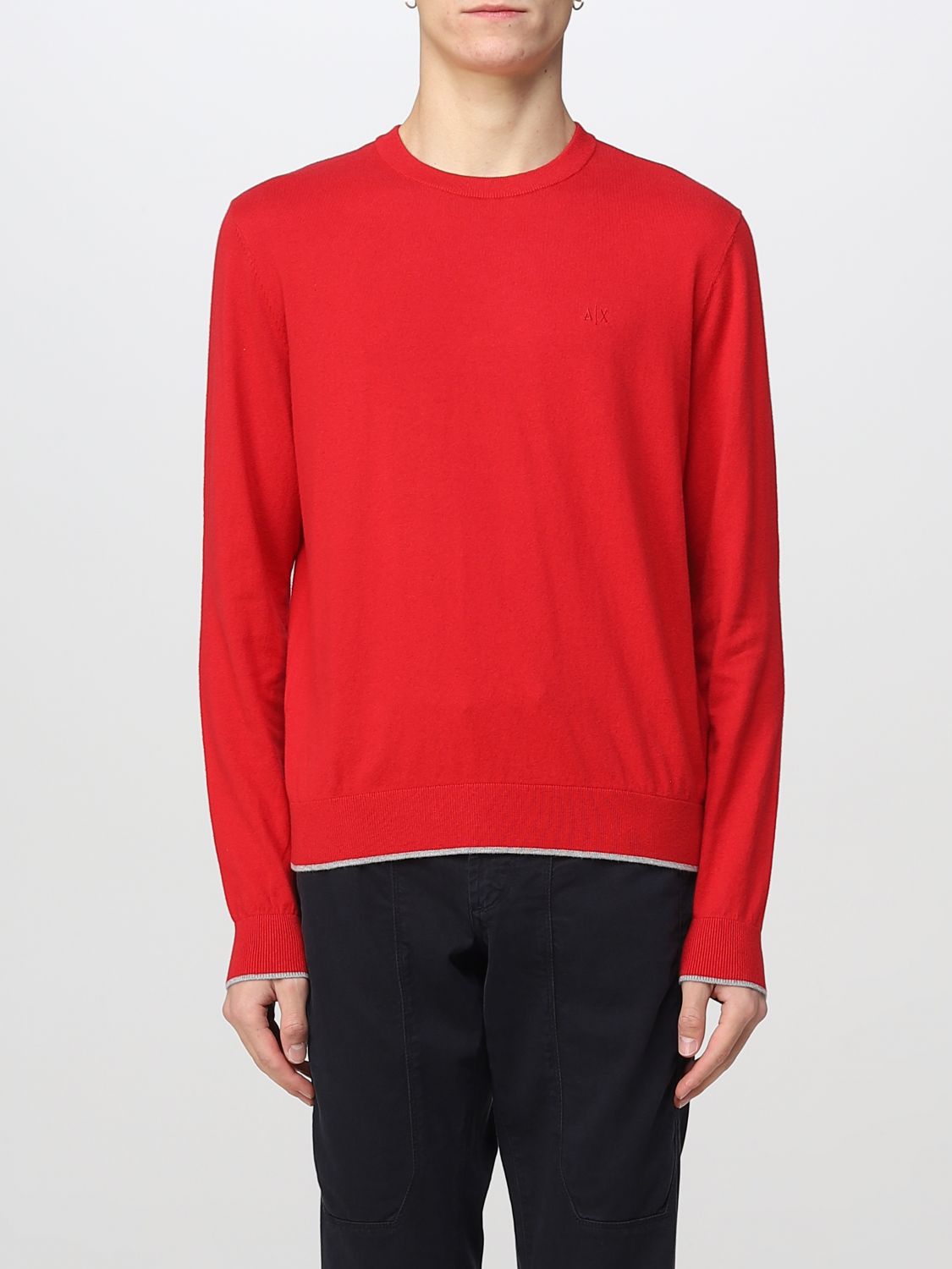 Armani Exchange Sweater  Men Color Red