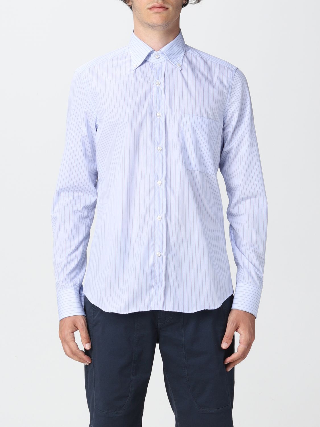 XC: shirt for man - Gnawed Blue | Xc shirt BUTTON DOWN A153TP online on ...