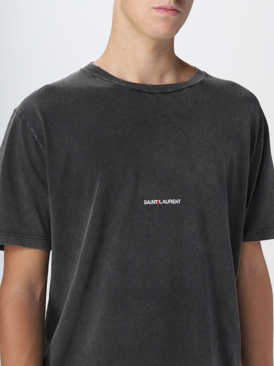 Saint Laurent Tシャツ メンズ ブラック Giglio Comオンラインのsaint Laurent Tシャツ 4981 Yb2lo