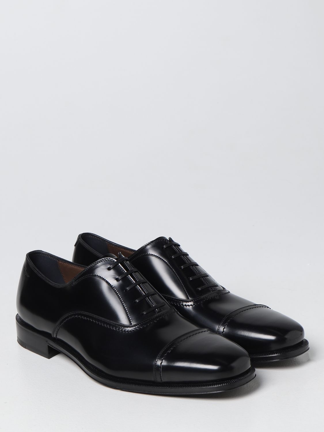 Chaussures derby Salvatore Ferragamo: Derbies Seoul Salvatore Ferragamo en cuir noir 2