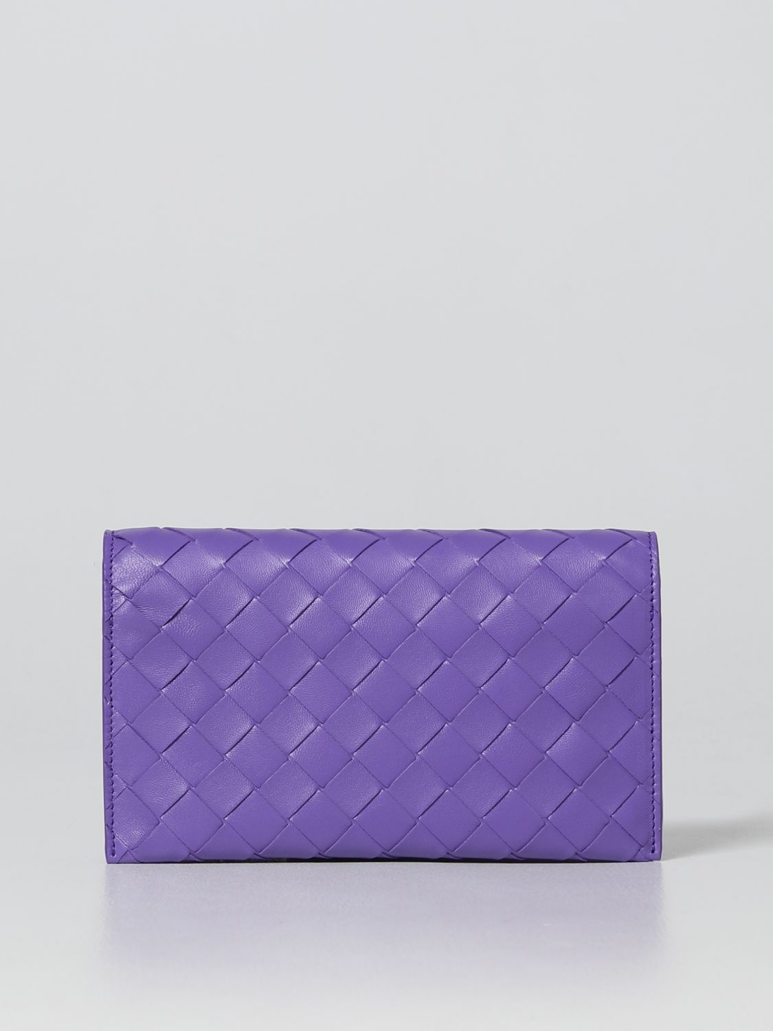 Bottega Veneta Purple Woven Leather Point Shoulder Bag Bottega Veneta
