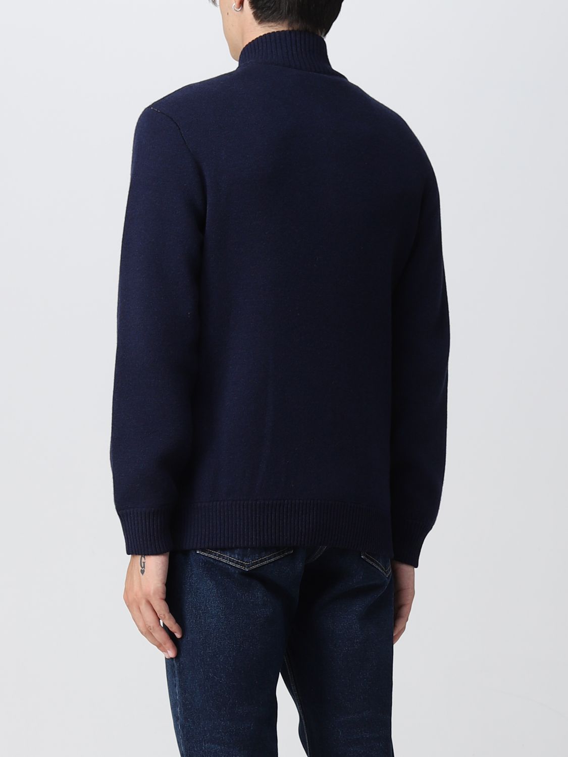 Brunello Cucinelli Outlet: wool and cashmere jacket - Navy | Brunello ...