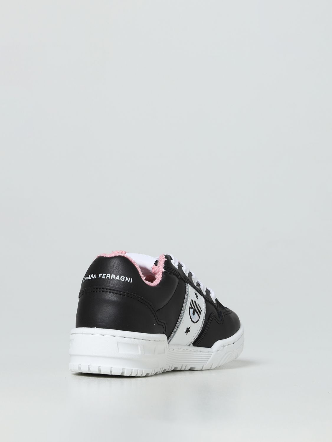 Chiara Ferragni Outlet: shoes for girls - Black | Chiara Ferragni shoes  CFB151001 online on 
