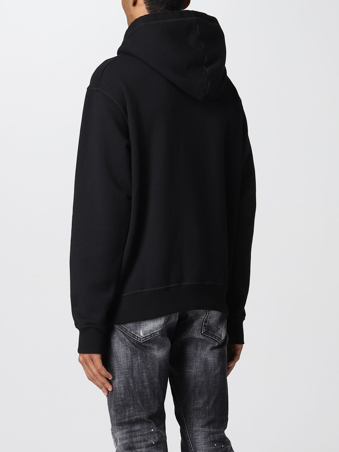 Sweatshirt Dsquared2: Icon Dsquared2 cotton sweatshirt black 2
