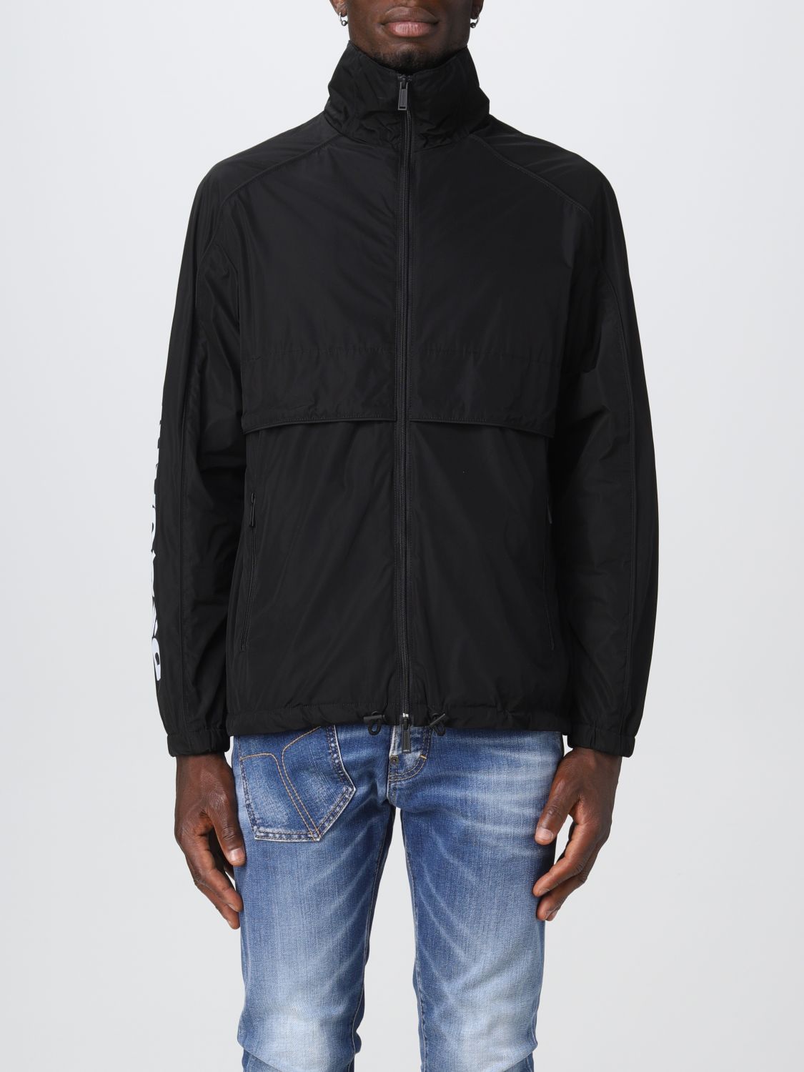 Dsquared2 Outlet: jacket for man - Black | Dsquared2 jacket ...