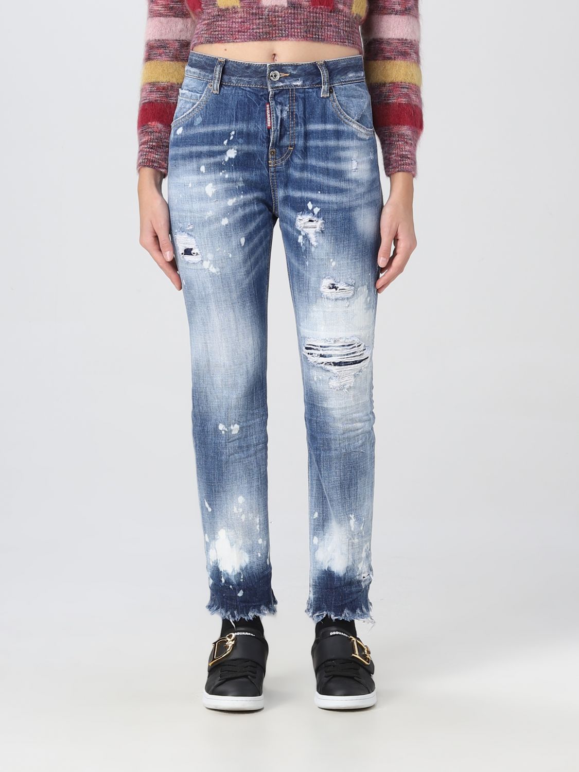 kasteel Premier Citaat Dsquared2 Outlet: jeans for woman - Stone Washed | Dsquared2 jeans  S72LB0570S30309 online on GIGLIO.COM