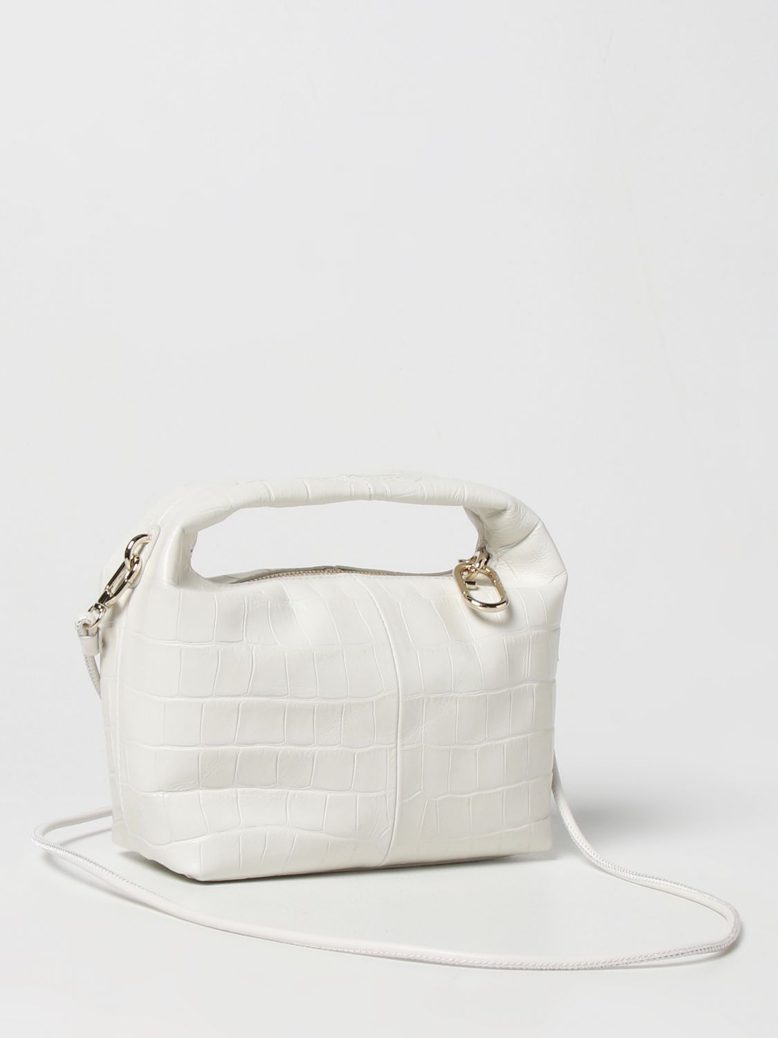 Furla Viva Mini Bag In Ecru Color In White
