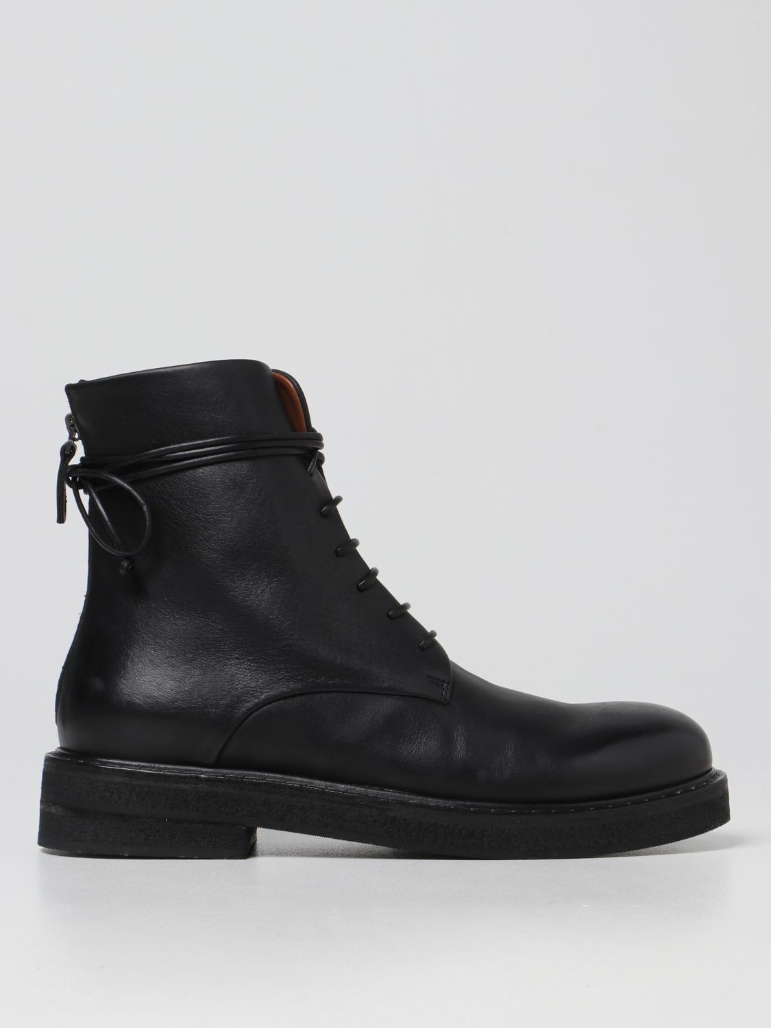 Flat booties Marsèll: Marsèll wig amphibian in leather black 1