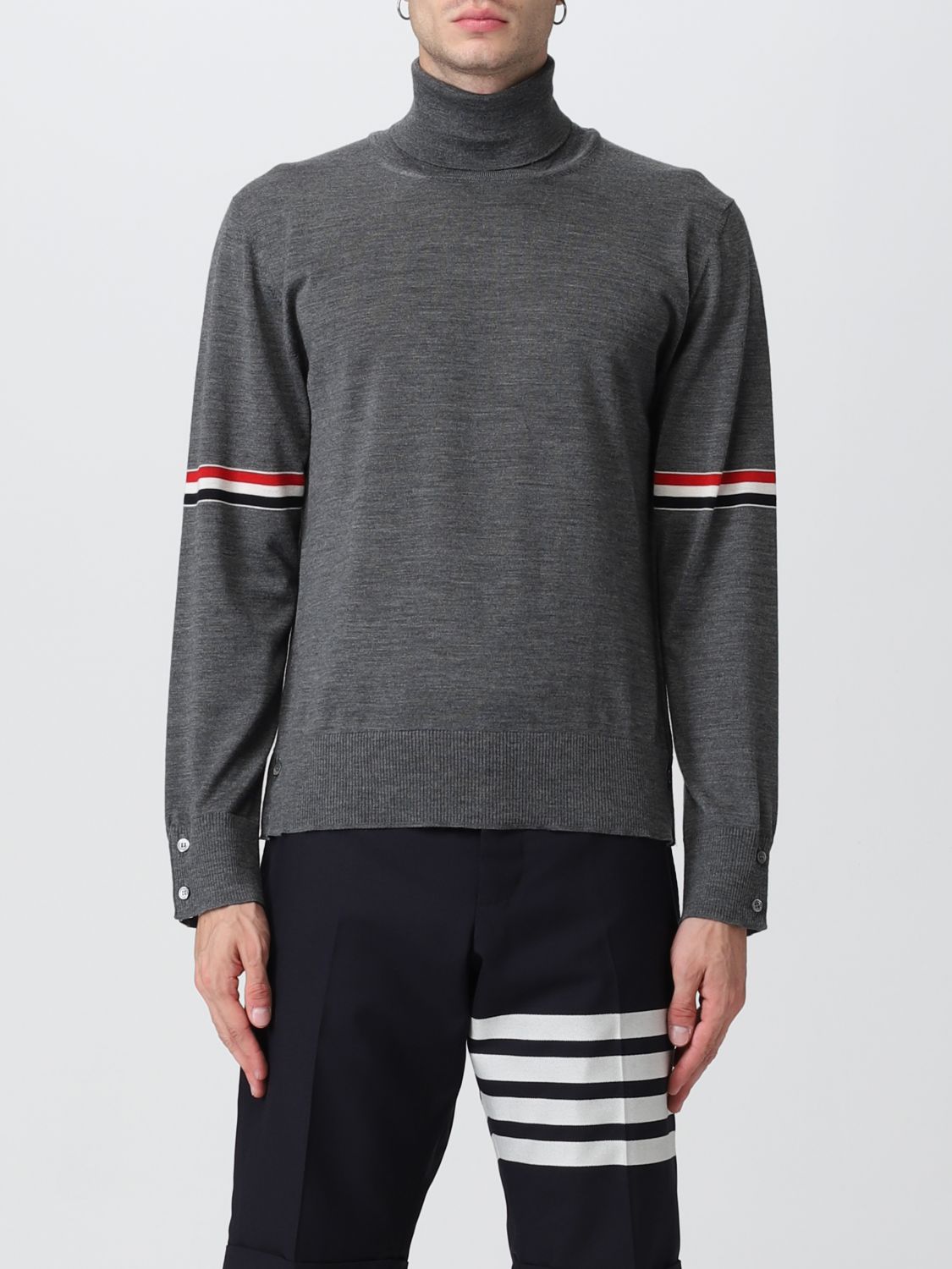 Sweater Thom Browne: Thom Browne sweater for man grey 1