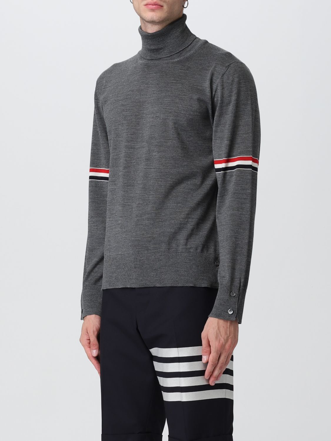 Sweater Thom Browne: Thom Browne sweater for man grey 3