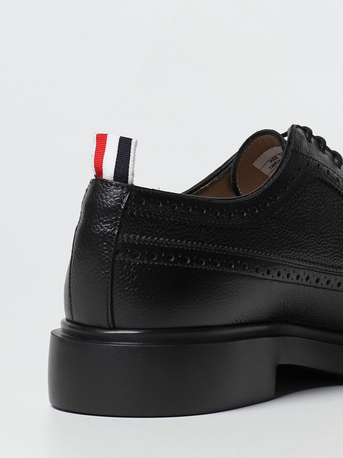 Zapatos de cordones Thom Browne: Zapatos de cordones Thom Browne para hombre negro 3