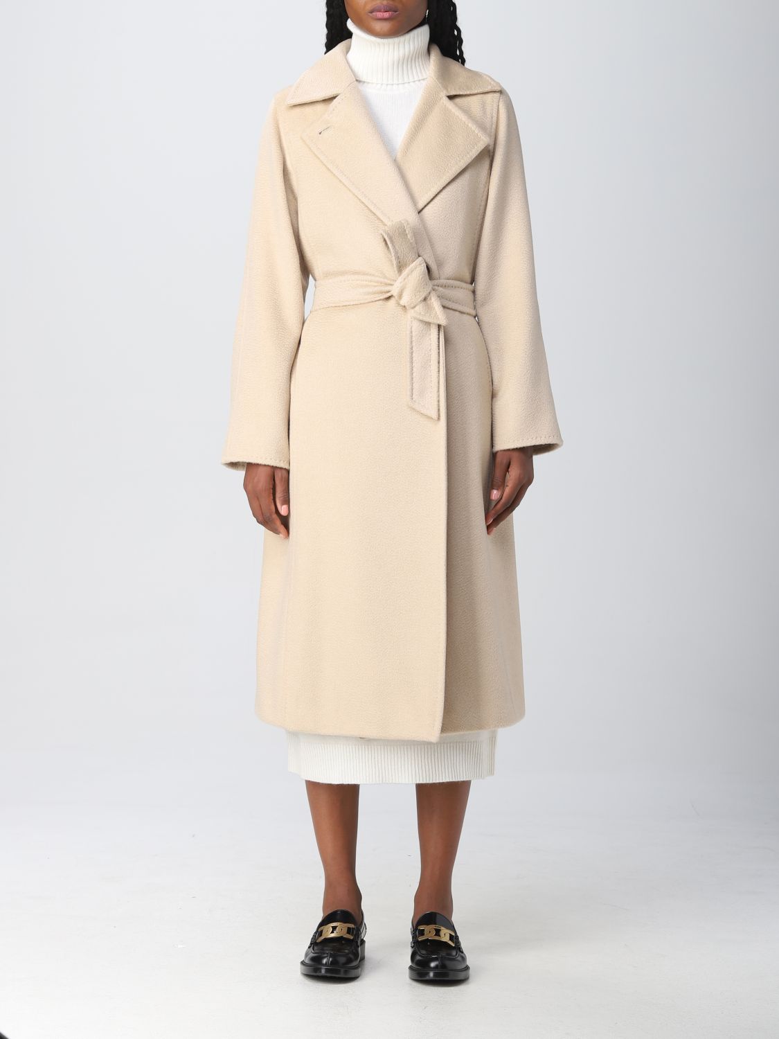 MAX MARA: coat for woman - Butter | Max Mara coat 10161623600 online on ...