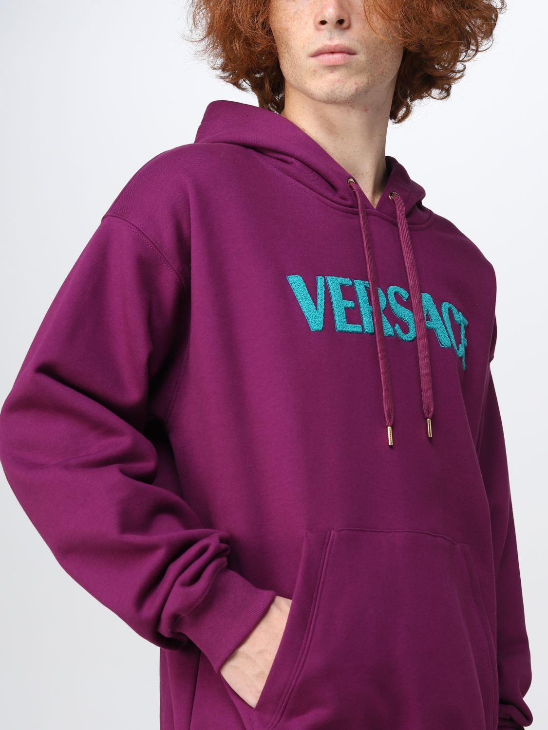 Sweatshirt Versace: Versace Herren Sweatshirt violett 5