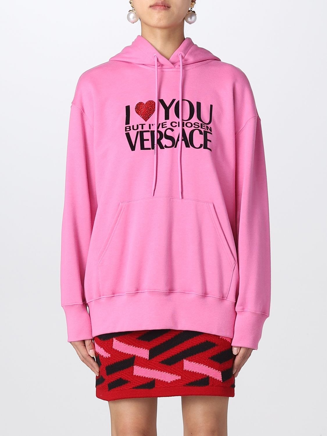 Versace Sweatshirt  Damen Farbe Fuchsia In Pink
