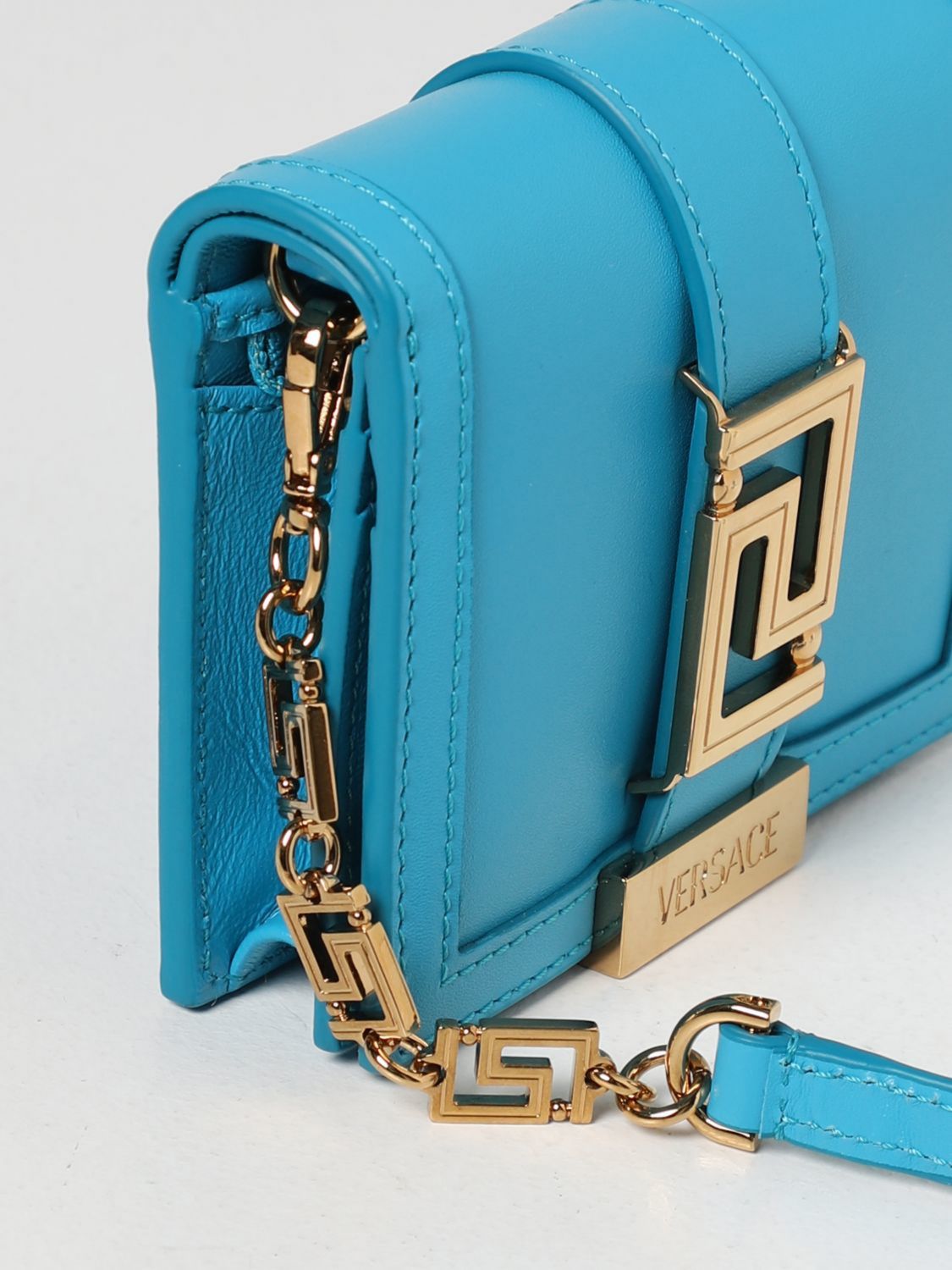 Mini- Tasche Versace: Versace Damen mini- tasche hellblau 4