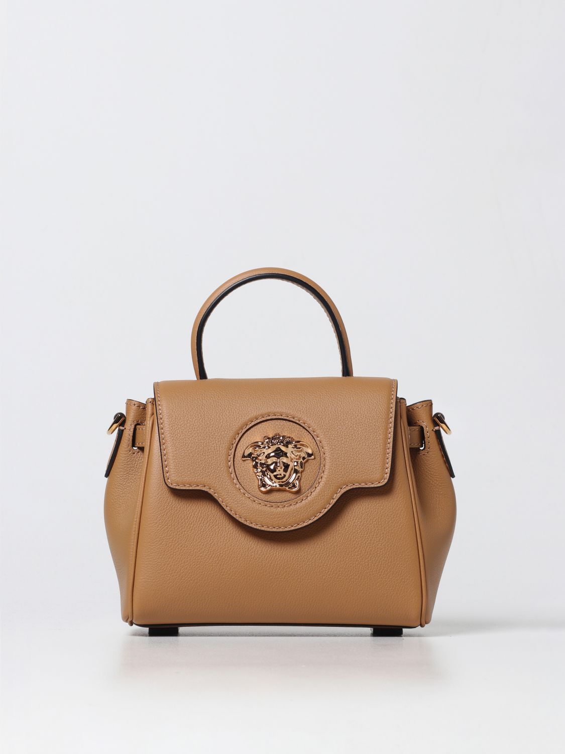 Handbag Versace: Versace handbag for women beige 1