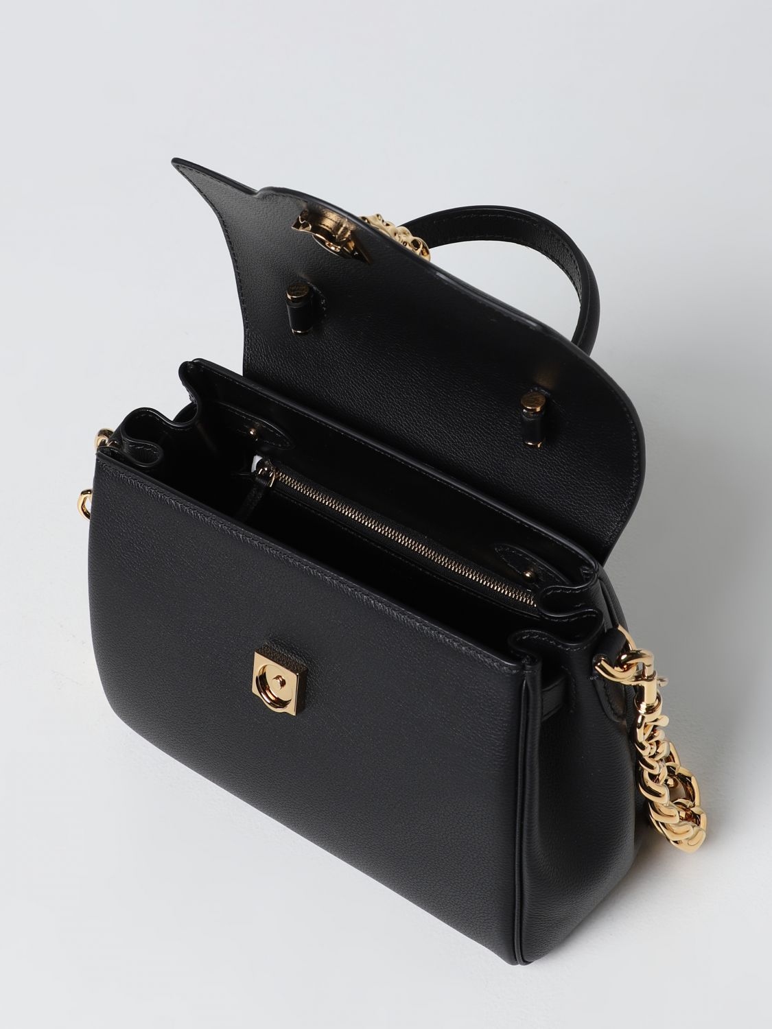 Наплечная сумка Versace: Наплечная сумка Versace для нее черный 5