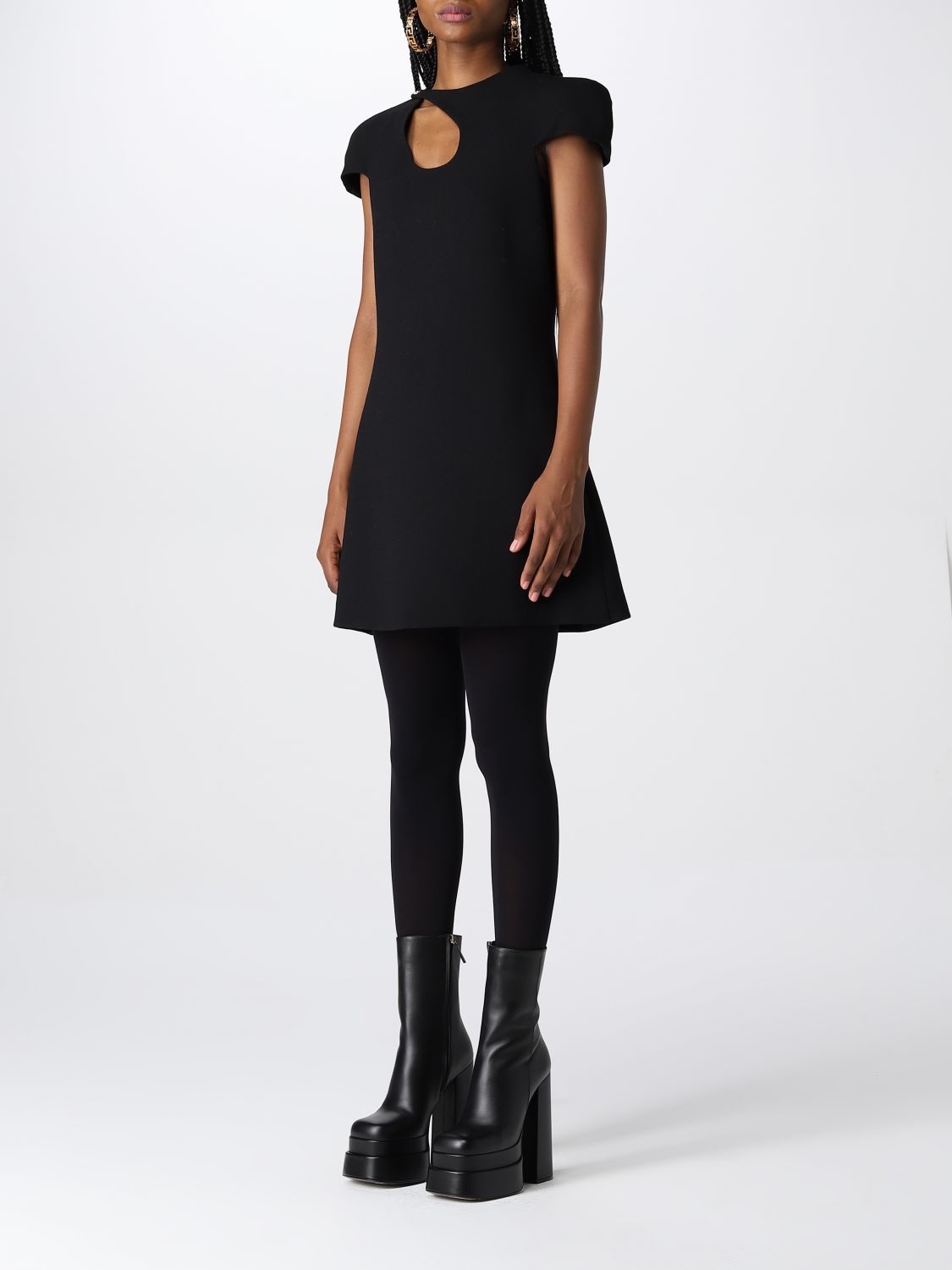 Kleid Versace: Versace Damen kleid schwarz 3