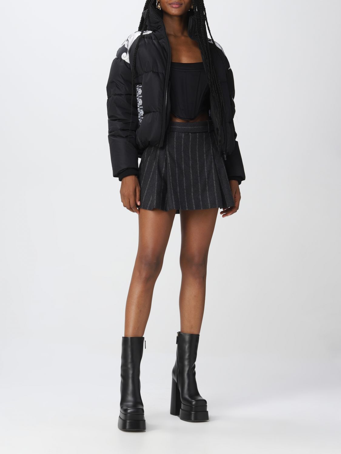 Jacket Versace: Versace jacket for women black 2