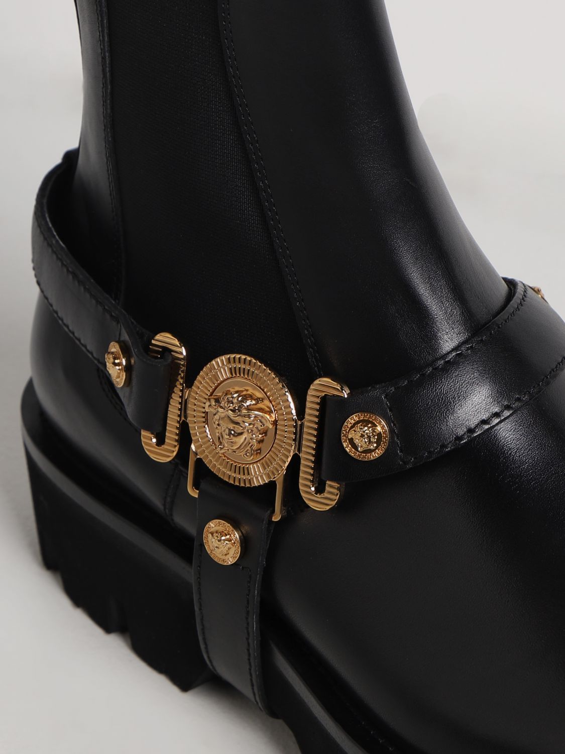 Ботинки челси Versace: Ботинки челси Versace для него черный 4
