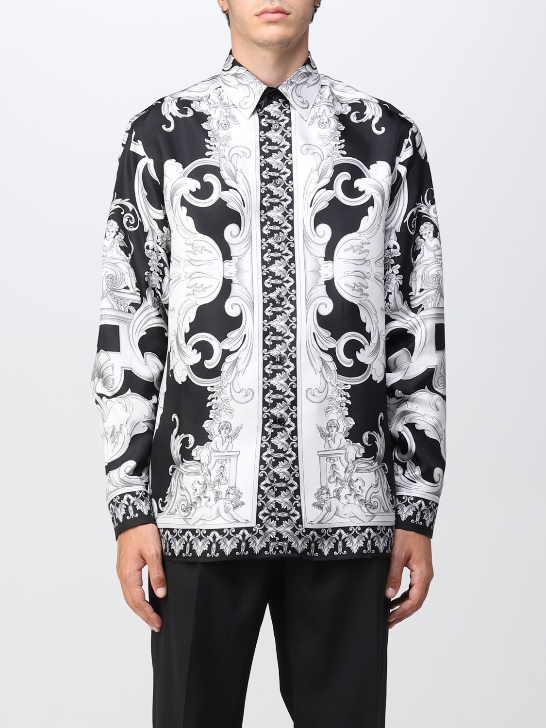 Versace Collection Silk Shirt | lupon.gov.ph