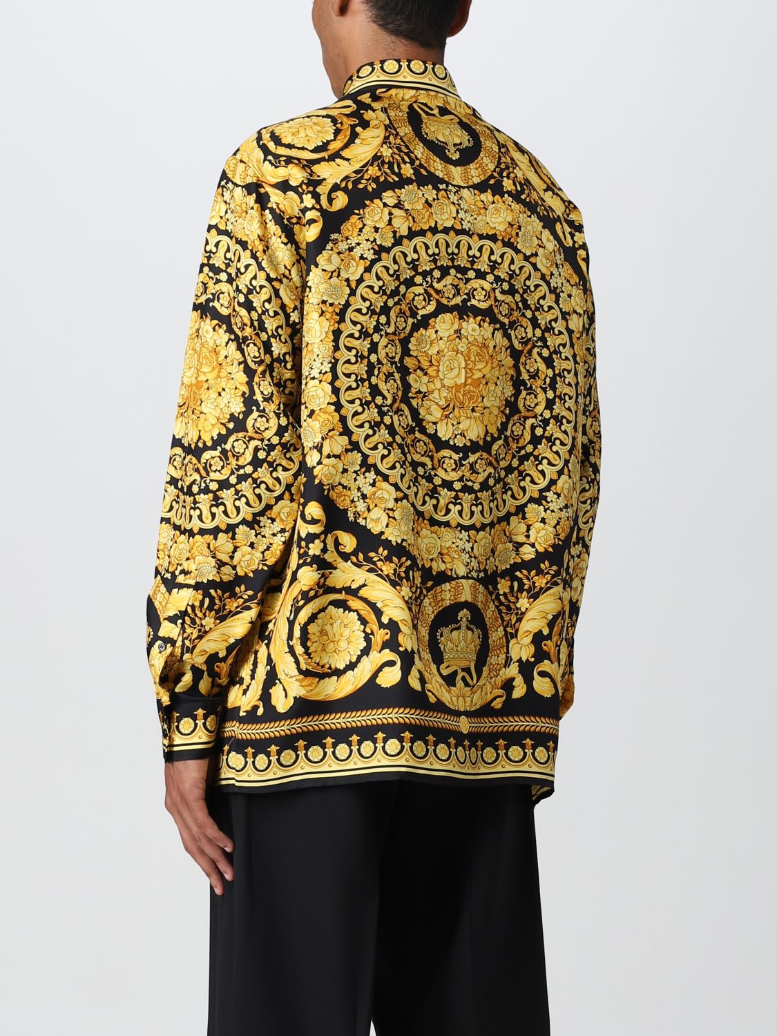 Hemd Versace: Versace Herren hemd gold 3