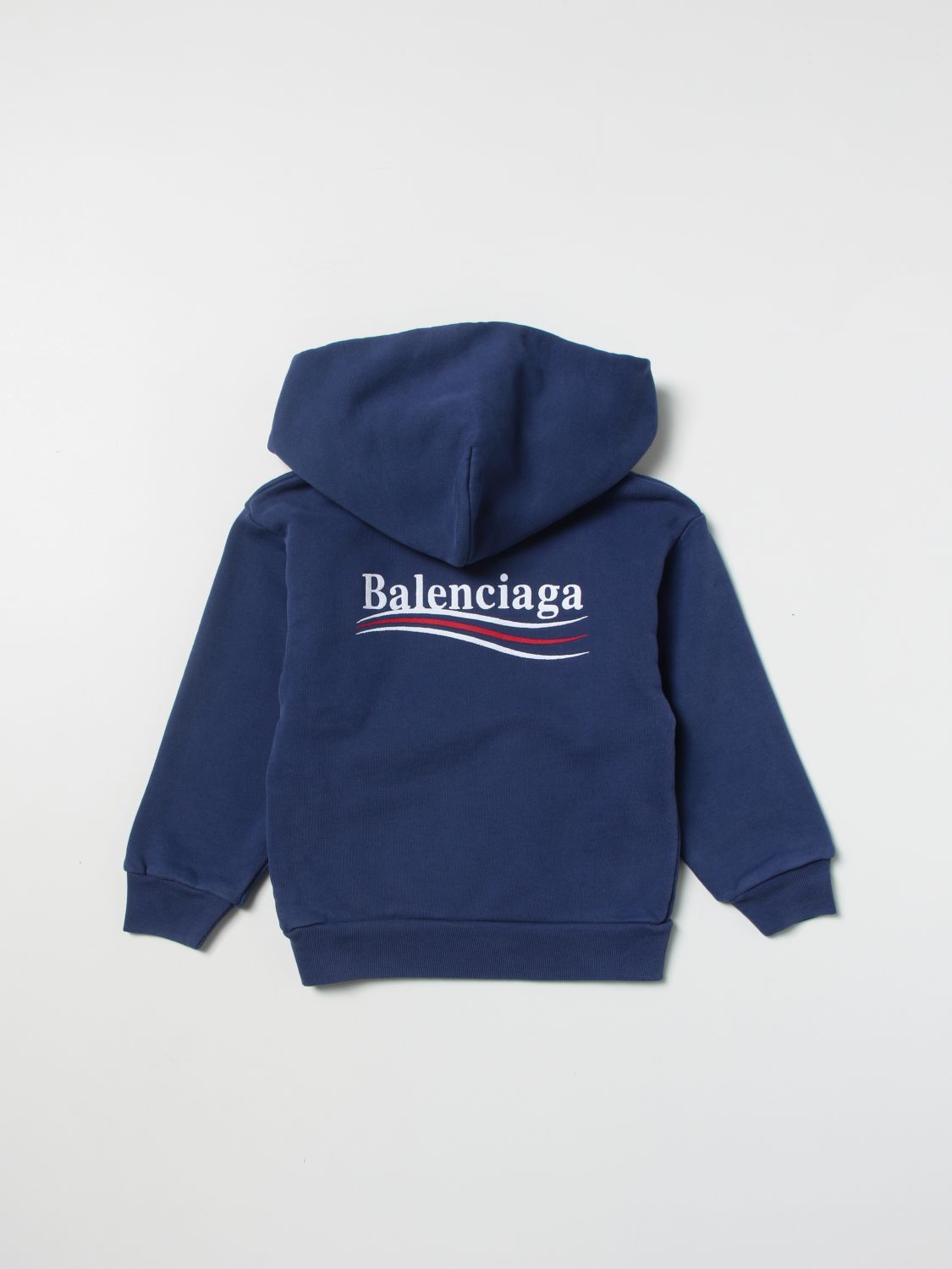 Tal højt Intakt at retfærdiggøre BALENCIAGA: Political Campaign hoodie - Blue | Balenciaga sweater  682019TMVE6 online at GIGLIO.COM