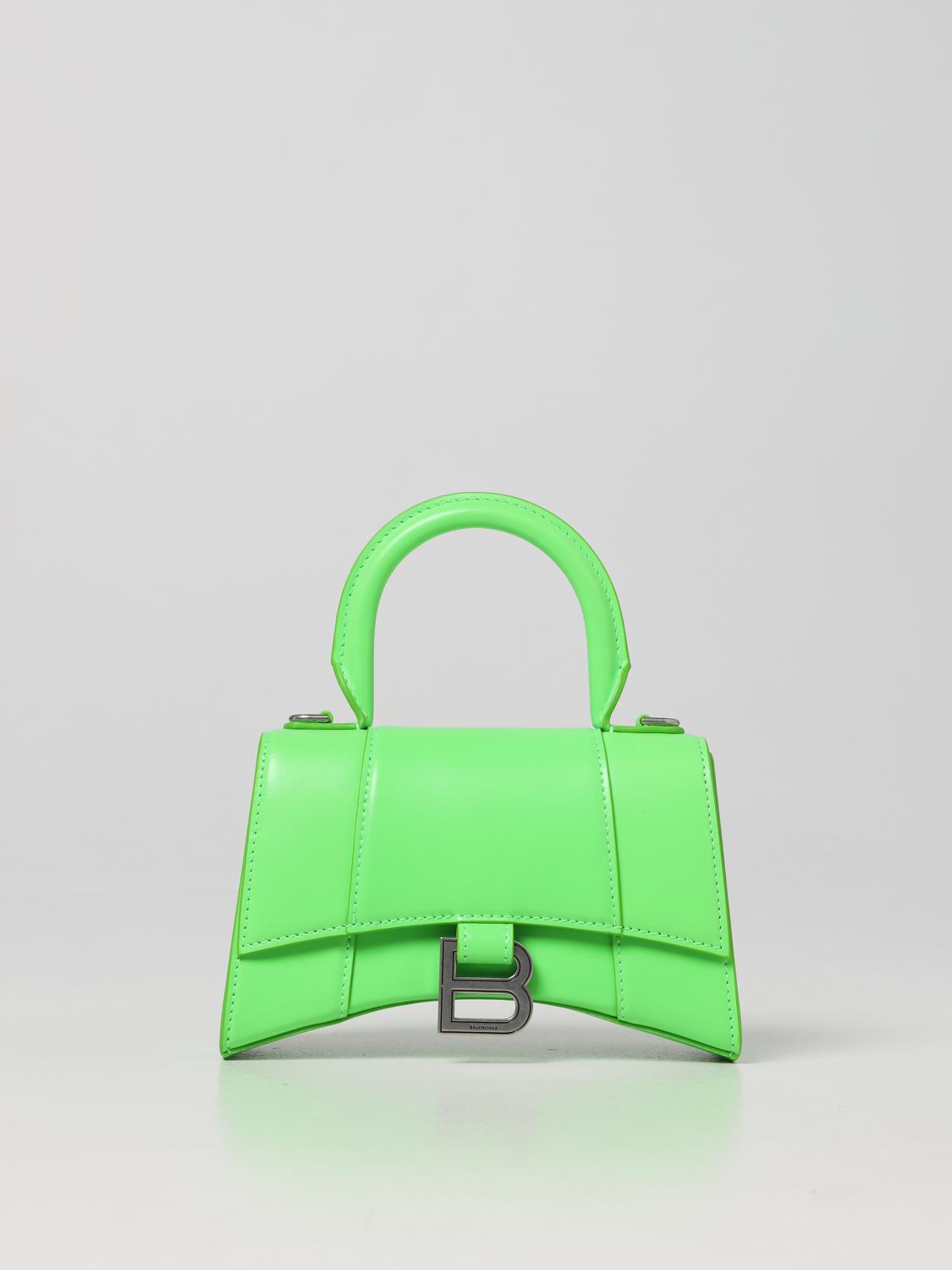 BALENCIAGA: mini bag for women - Green  Balenciaga mini bag 5928331JHVY  online at