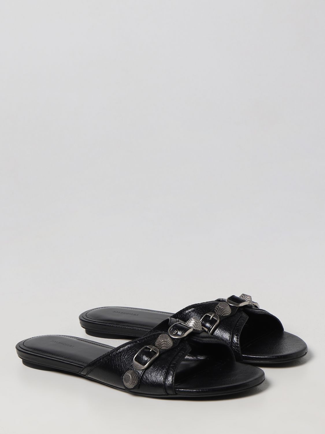 Flat sandals Balenciaga: Balenciaga flat sandals for women black 2