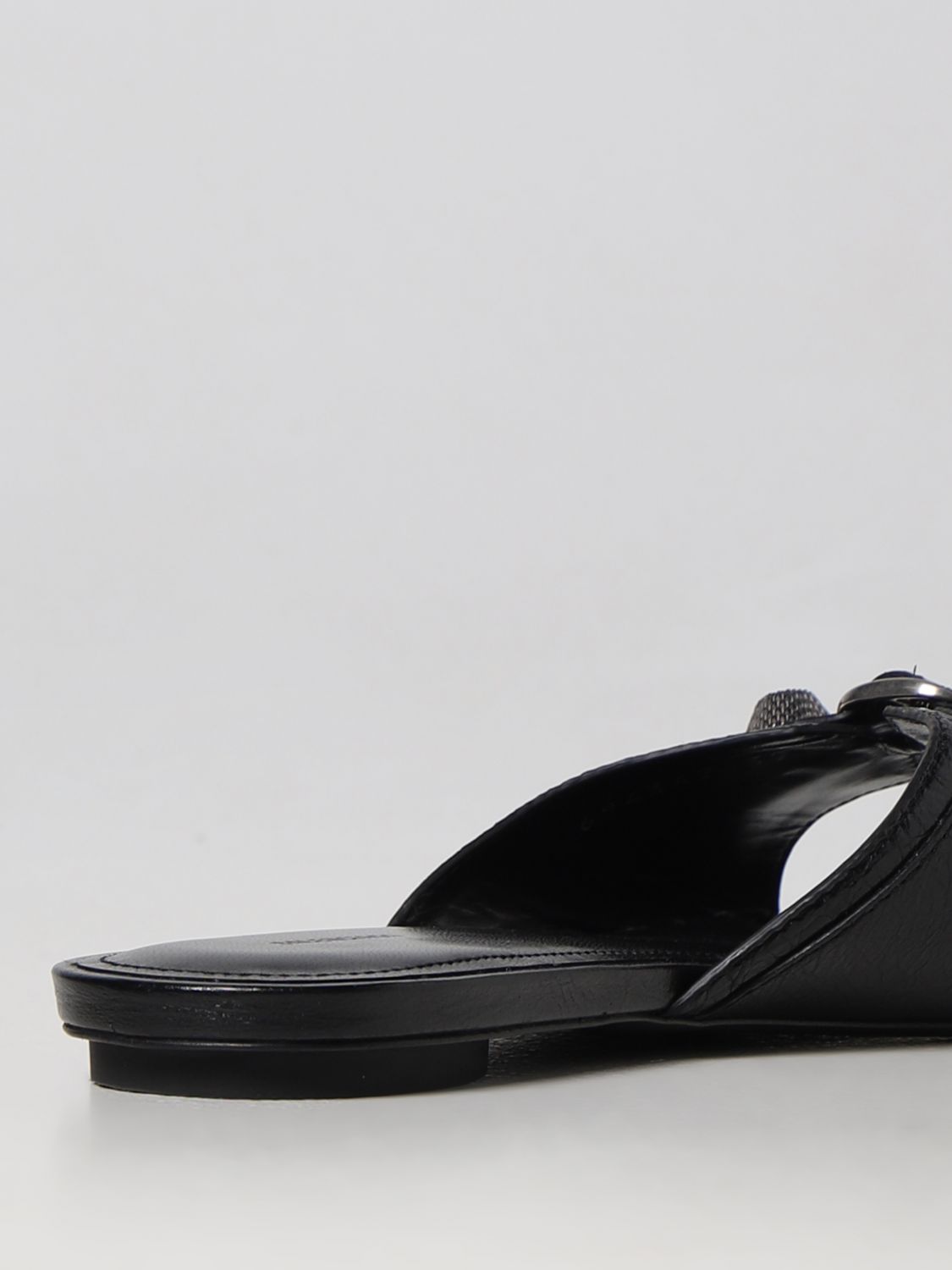 Flat sandals Balenciaga: Balenciaga flat sandals for women black 3