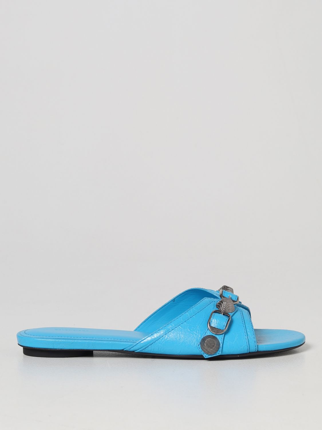 Balenciaga Flat Sandals  Woman Color Blue