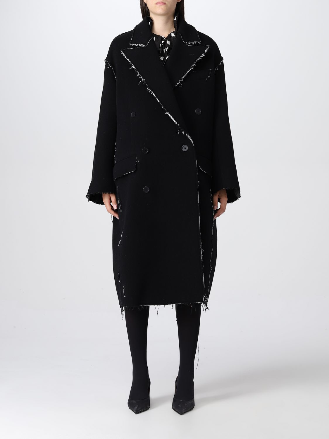 Coat Balenciaga: Balenciaga coat for women black 1