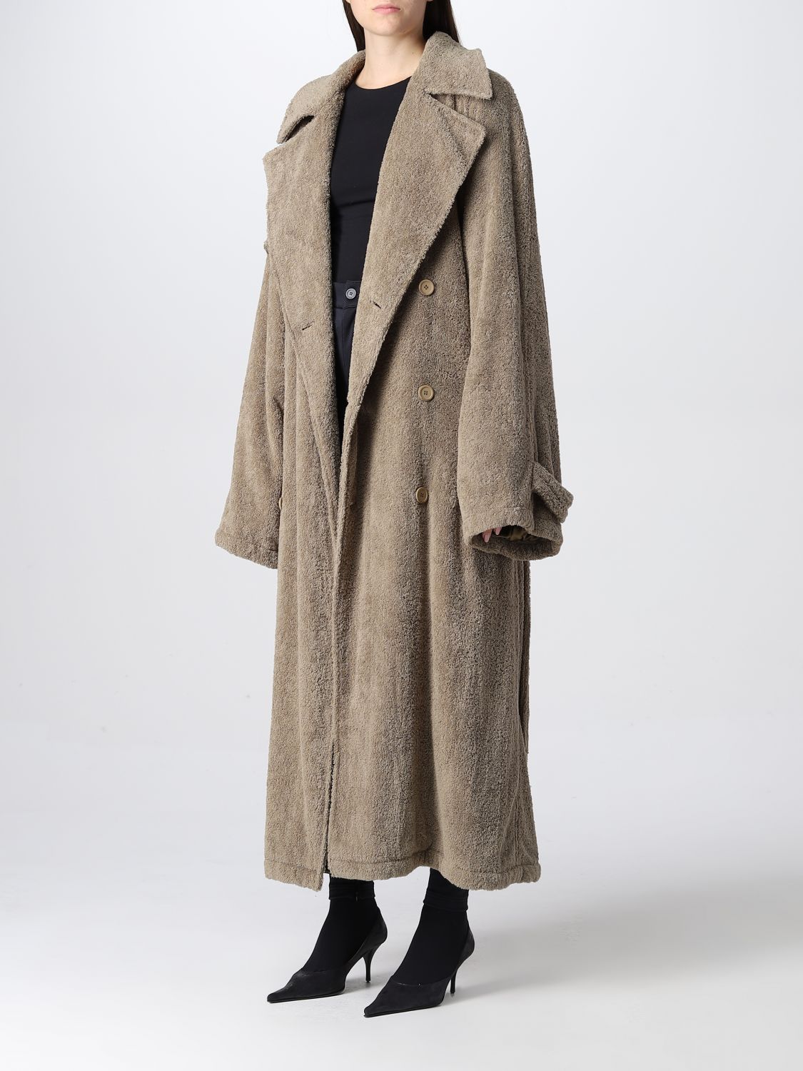 Coat Balenciaga: Balenciaga coat for women beige 4