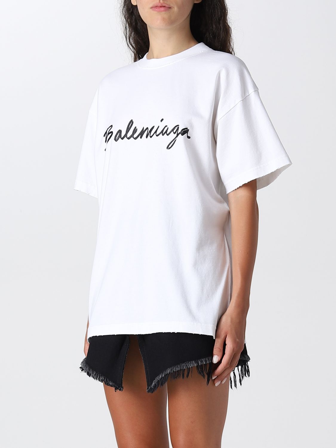 T-Shirt Balenciaga: Balenciaga t-shirt for women white 4