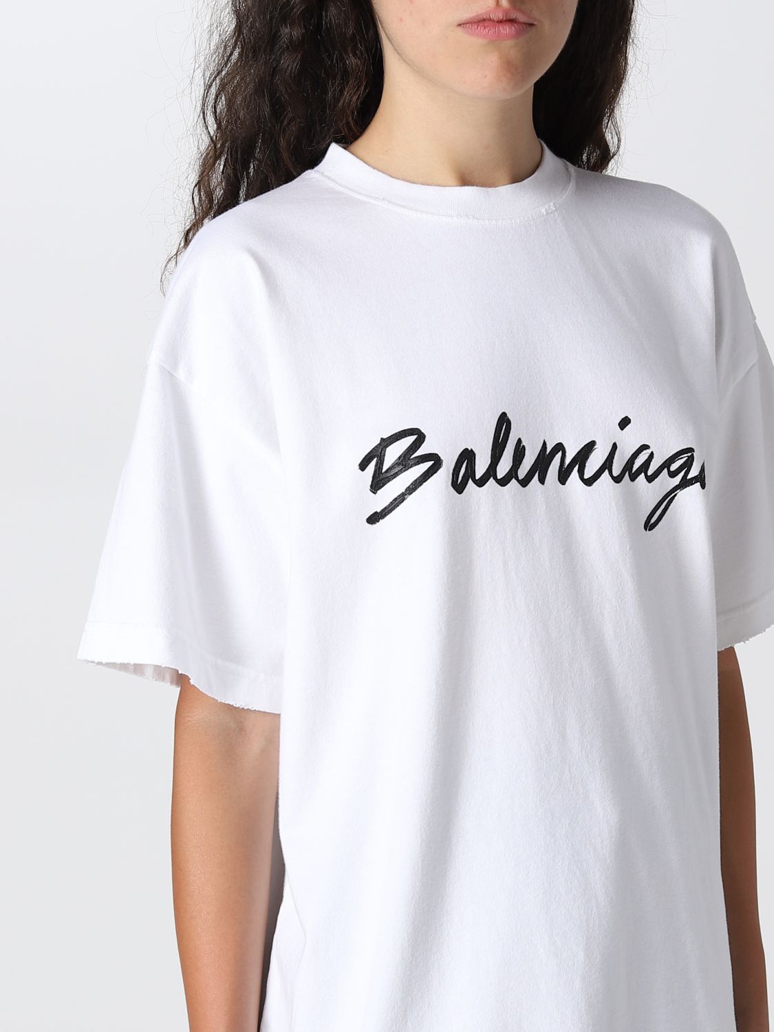 T-Shirt Balenciaga: Balenciaga t-shirt for women white 5