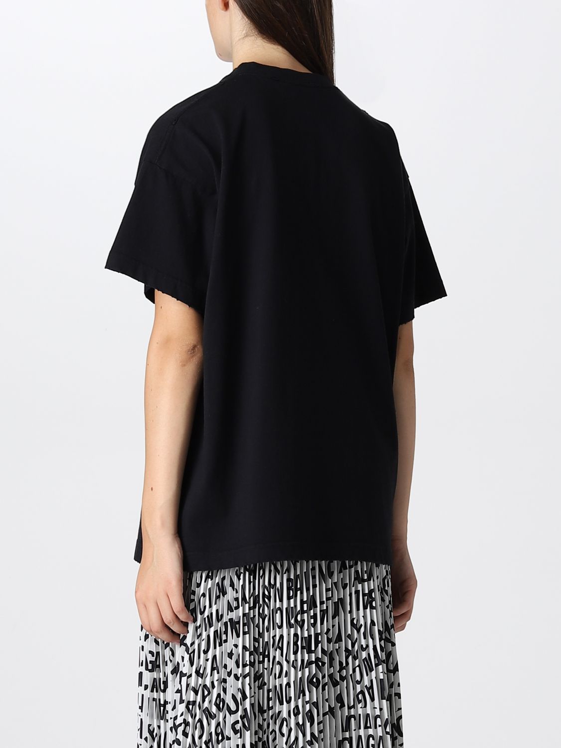 티셔츠 발렌시아가: 티셔츠 Balenciaga 여성 블랙 3