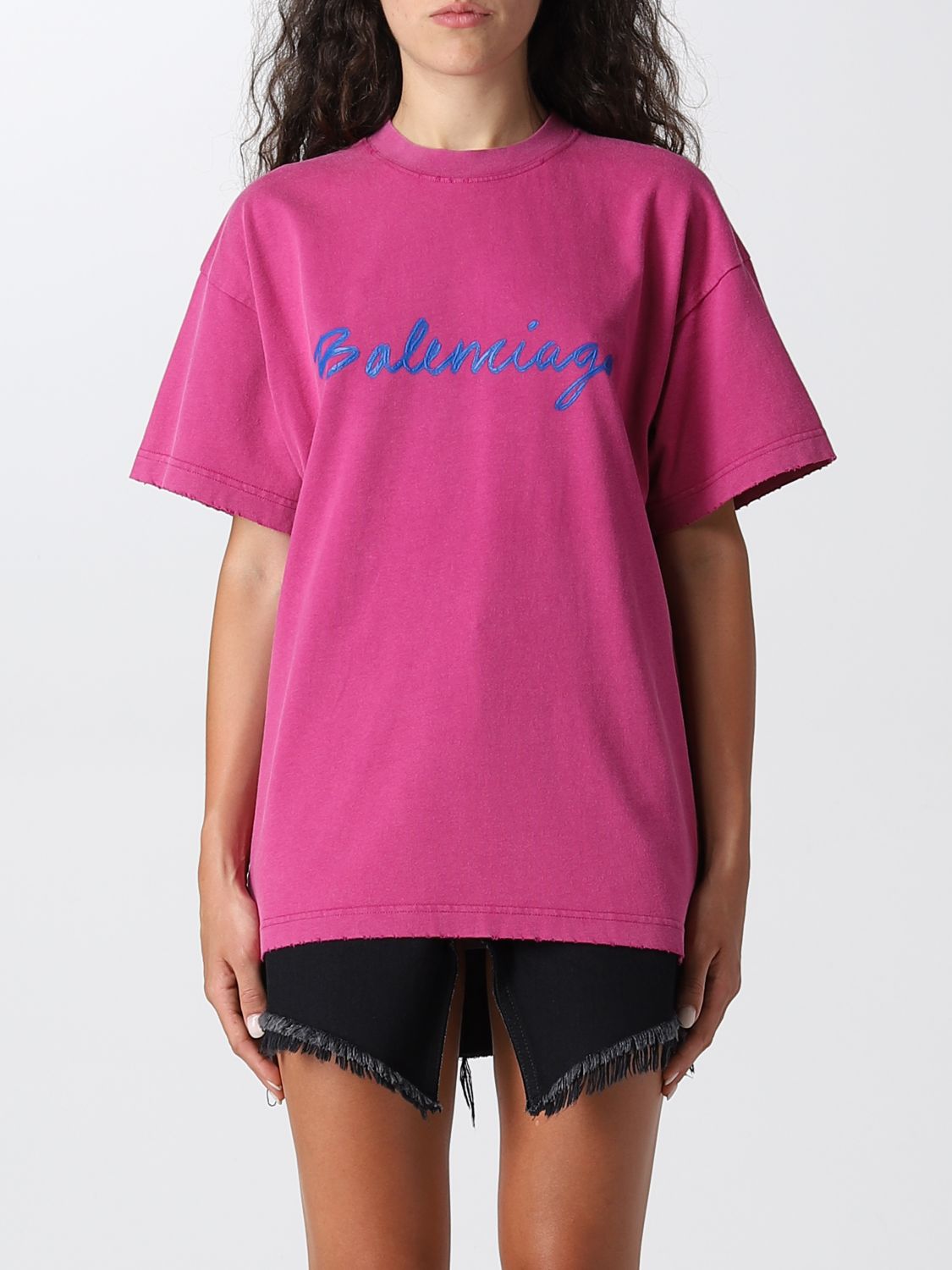 T-Shirt Balenciaga: Balenciaga t-shirt for women pink 1