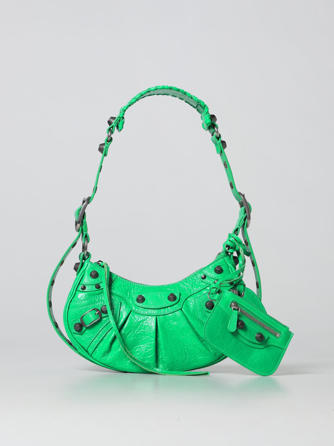 Balenciaga Le Cagole XS Shoulder Bag In Green 6713091VG9Y3809 - Handbags -  Jomashop