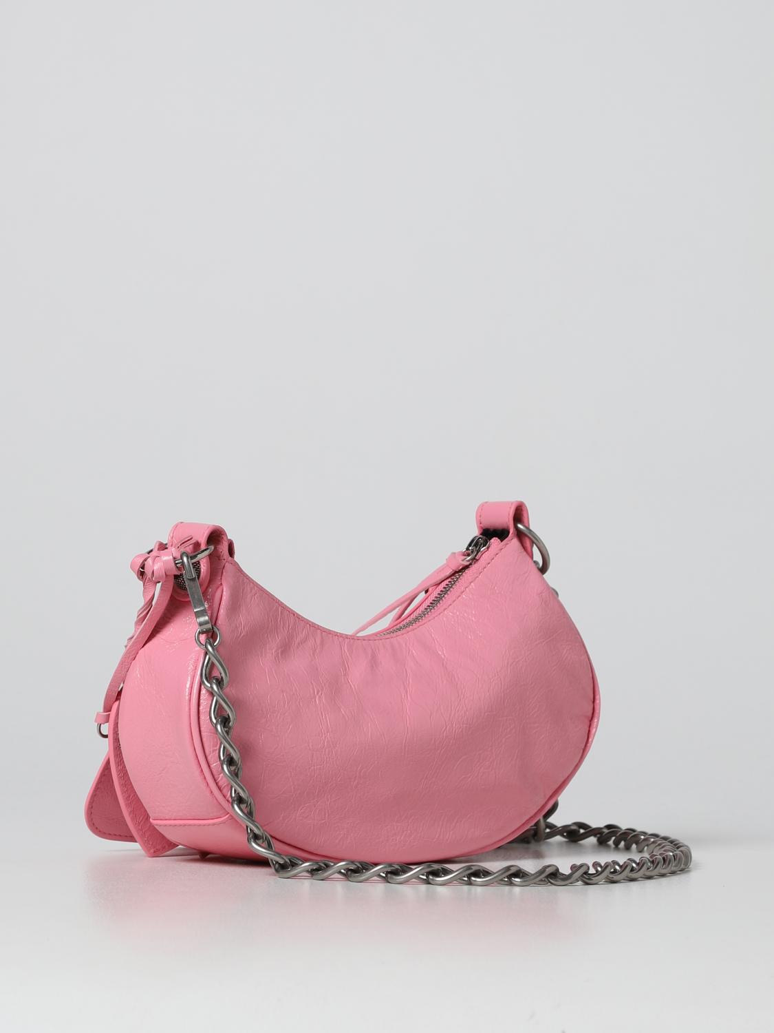 BALENCIAGA Le Cagole XS leather bag Pink Balenciaga crossbody bags