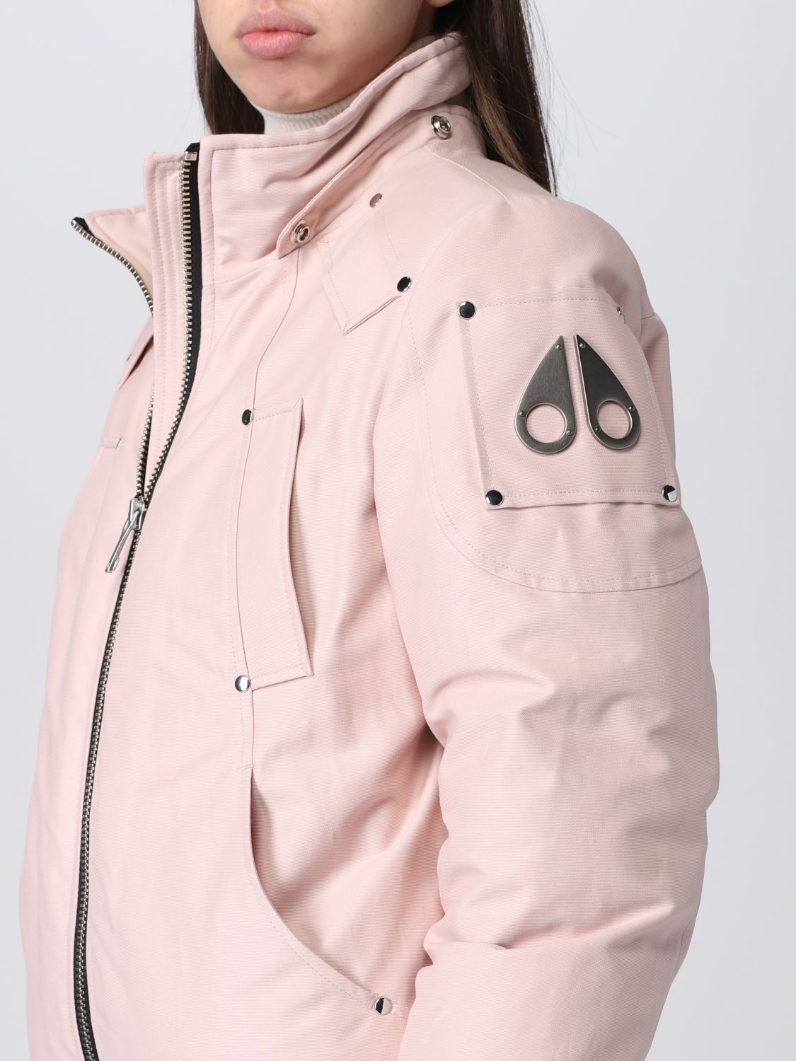 MOOSE KNUCKLES: jacket for woman - Natural | Moose Knuckles jacket ...