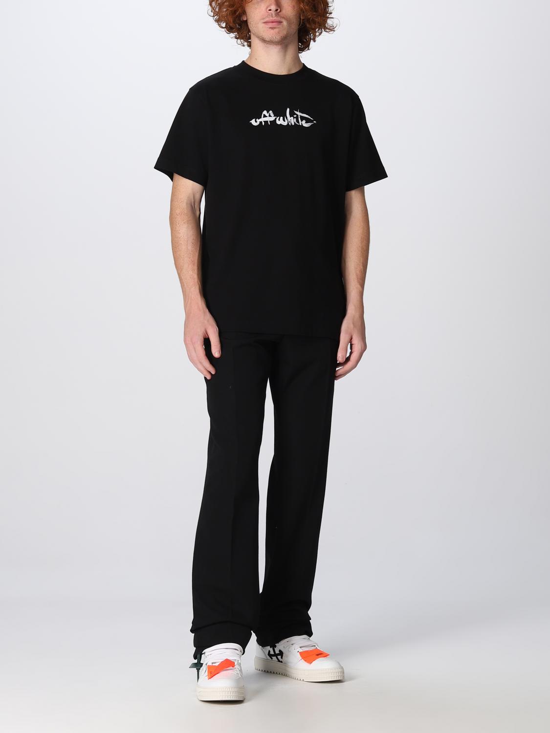 Брюки Off-White: Брюки Off-White для него черный 2