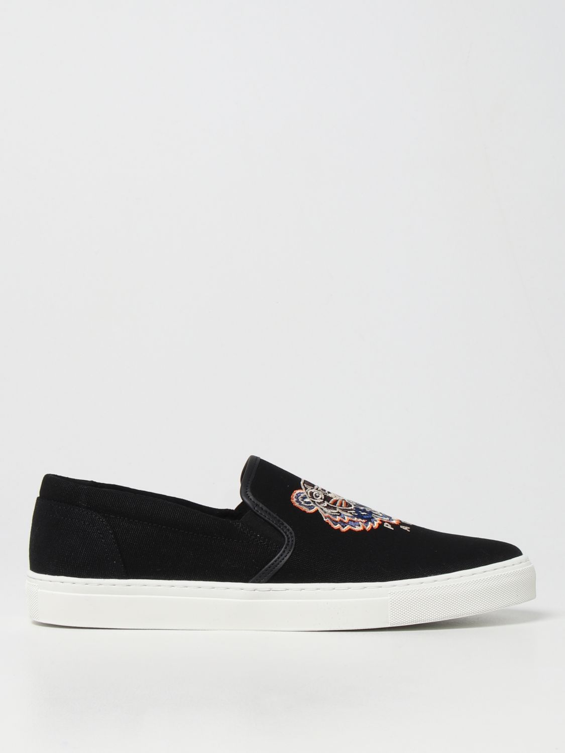Sneakers Kenzo: Kenzo canvas sneakers with Tiger logo black 1
