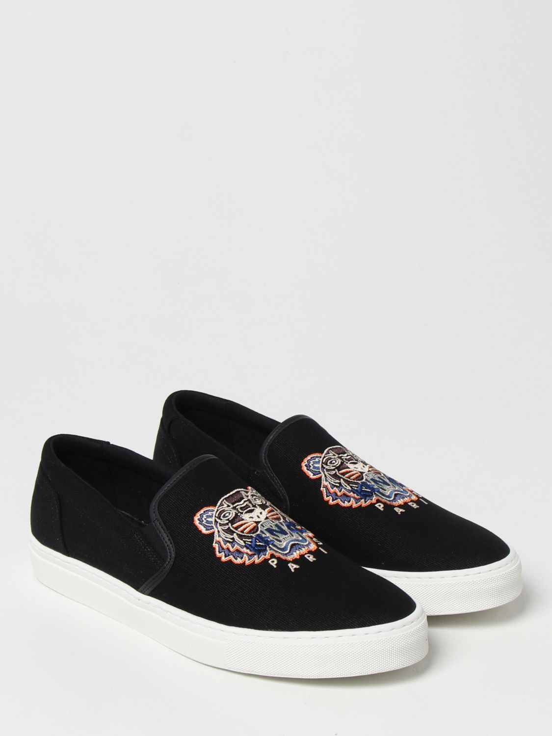 Sneakers Kenzo: Kenzo canvas sneakers with Tiger logo black 2