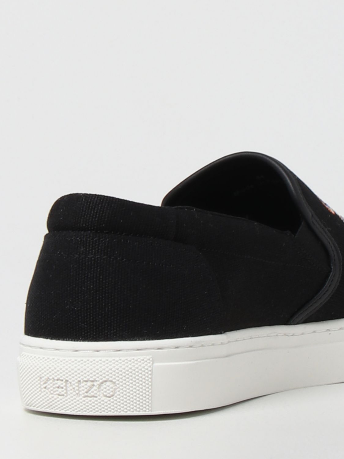 Sneakers Kenzo: Kenzo canvas sneakers with Tiger logo black 3