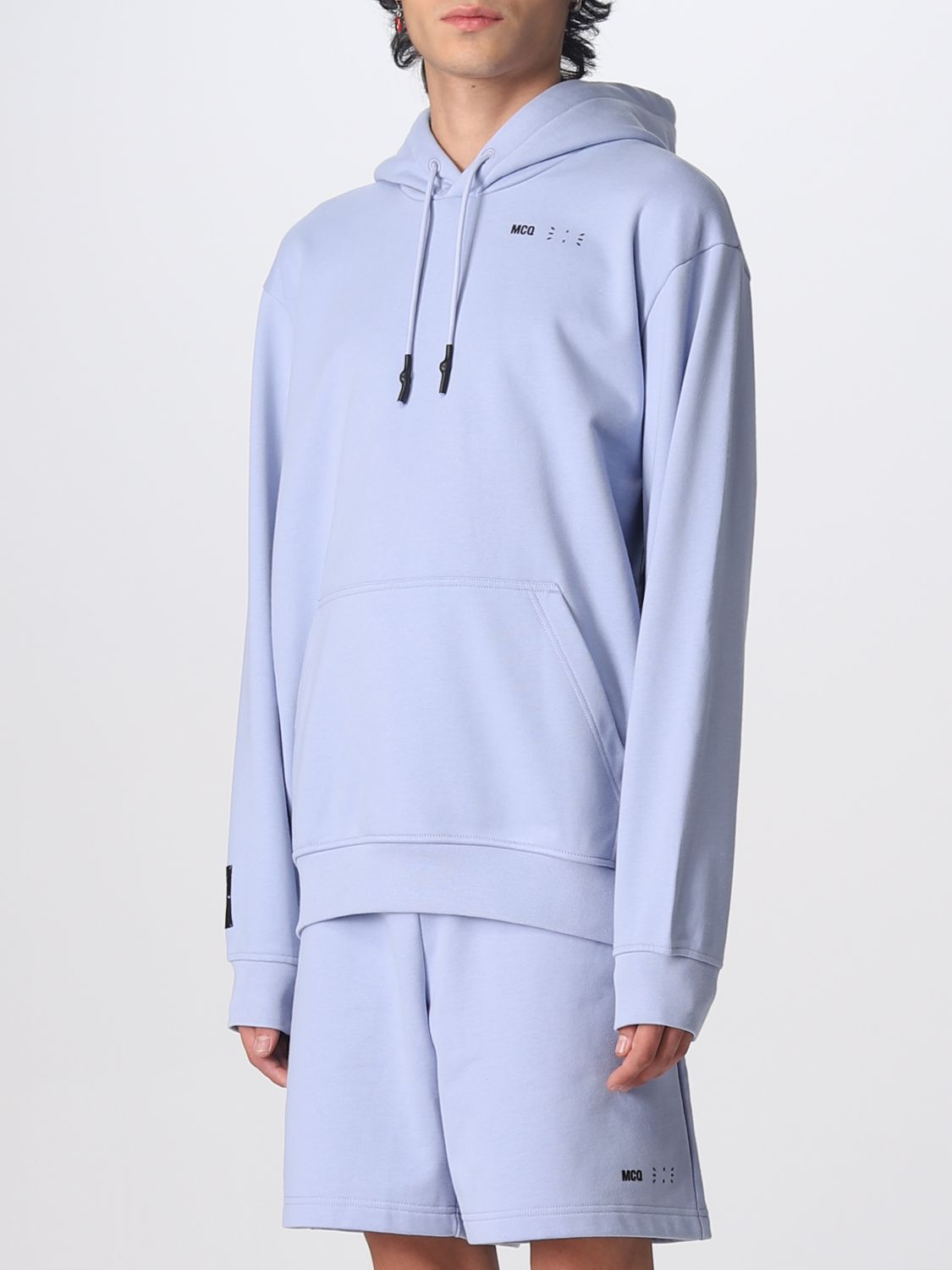 Sweatshirt Mcq: Sweatshirt Mcq homme bleu azur 4