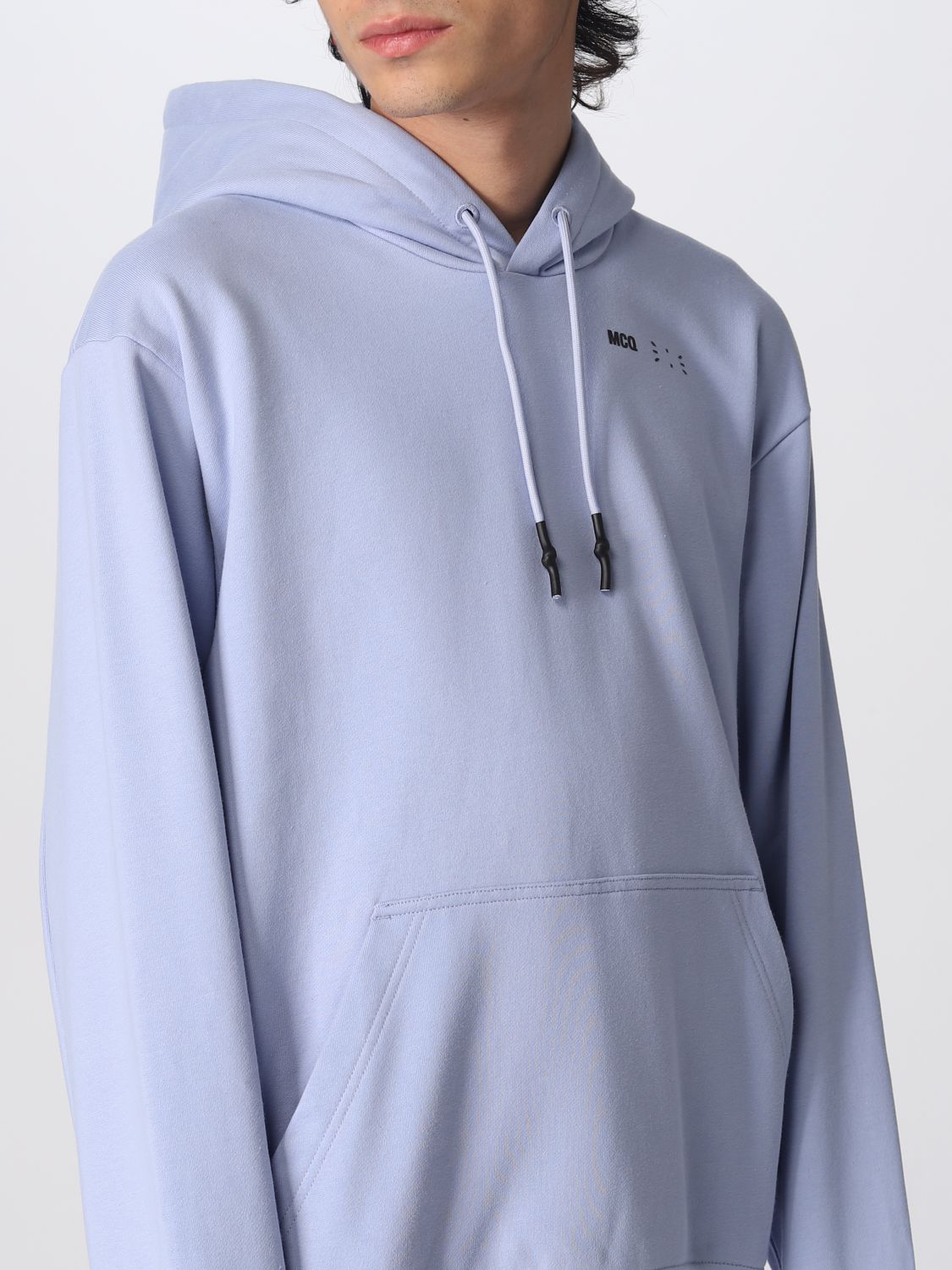 Sweatshirt Mcq: Sweatshirt Mcq homme bleu azur 5